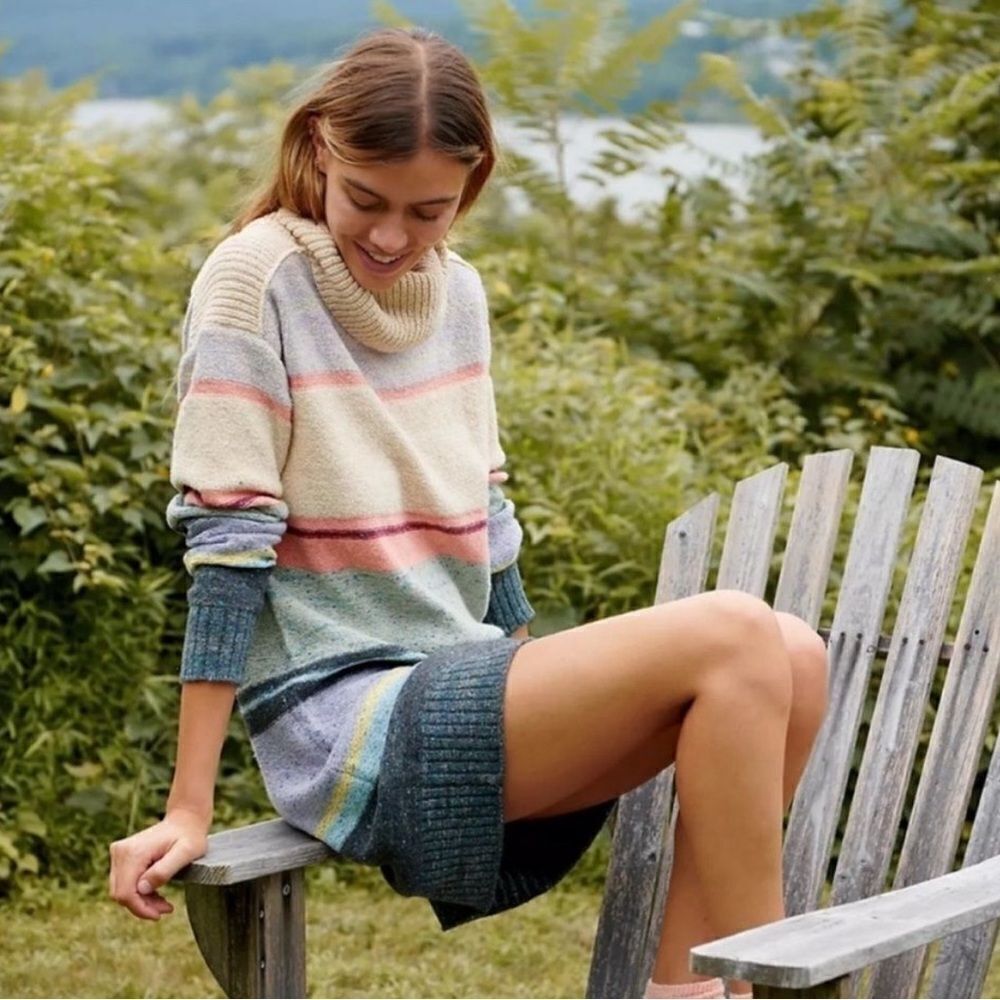 Anthropologie Daily Practice Turtleneck Sweater Dress Size Small